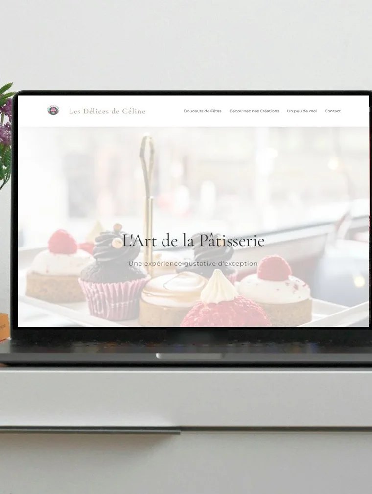 Site internet de pâtisserie artisanale