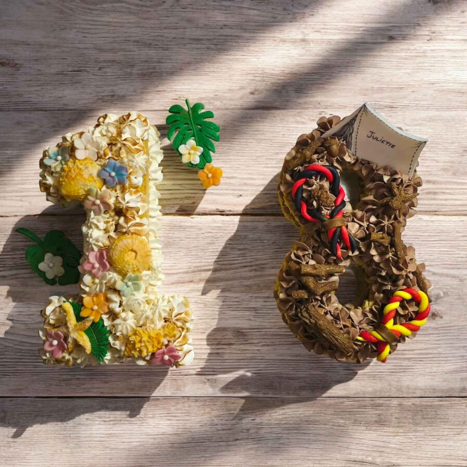 Number Cake Floral